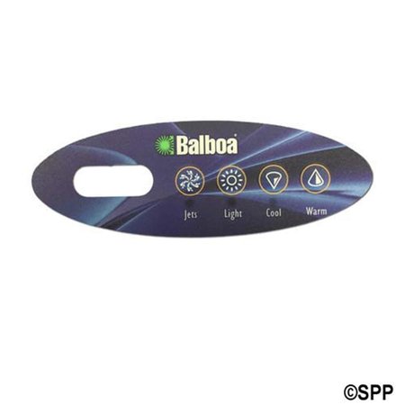 BALBOA Mini Oval Up & Down 4-Button Spa Side Overlay for 53676 11852